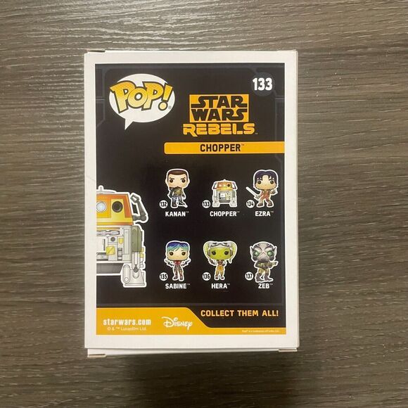 Funko Pop! Star Wars Rebels #133 Chopper Galactic Con Exclusive - Picture 3 of 6